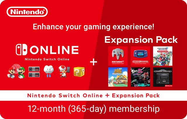 Nintendo Switch Online + Expansion Pass - 12 Month Individual 34.99